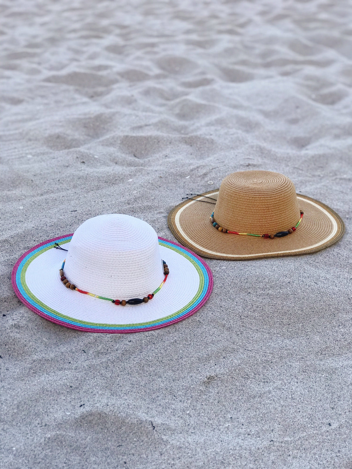 ‘Warm Summer Sun’ Striped Summer Hat-0