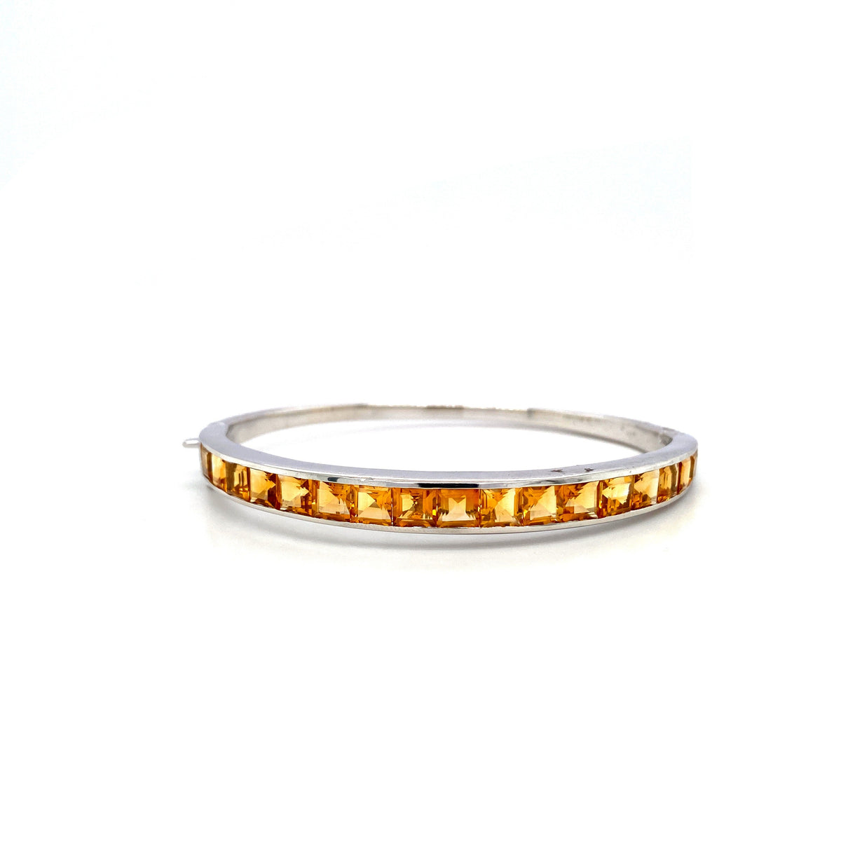Citrine Bangle in .925 Sterling Silver - KSS 43541-0