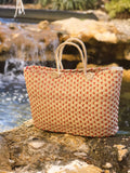 Artisan Handmade Orange Natural Summer Tote-0