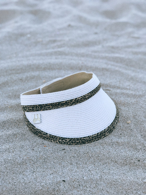 'Take a walk on the Wild Side' Animal Print Visor Hat-1