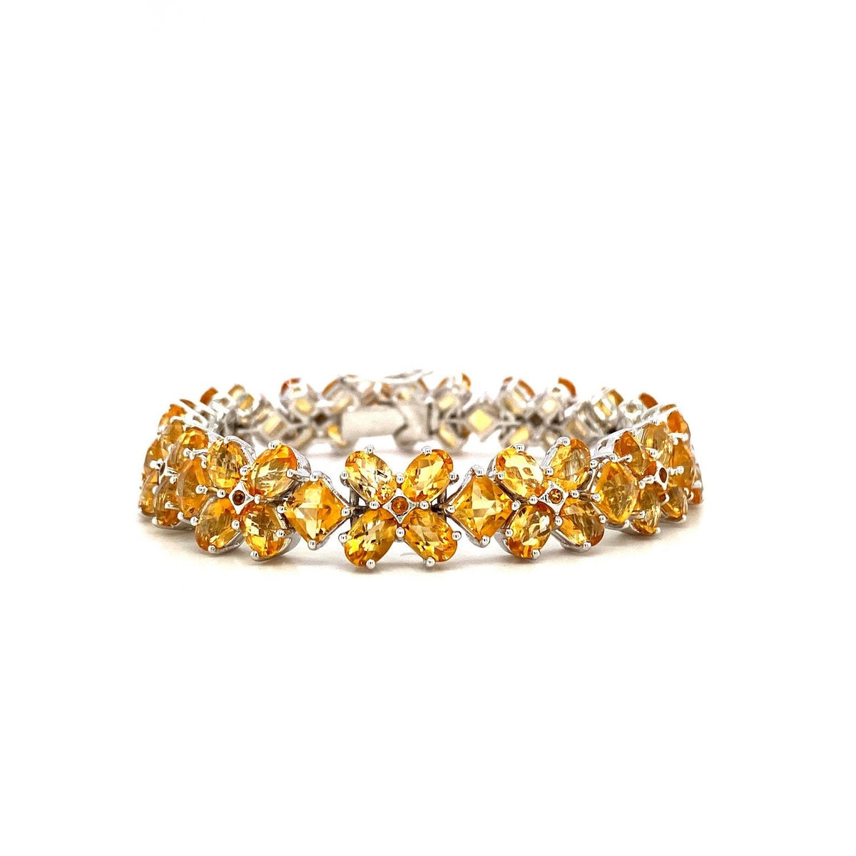 Citrine Bracelet in .925 Sterling Silver - KSD 4071-0