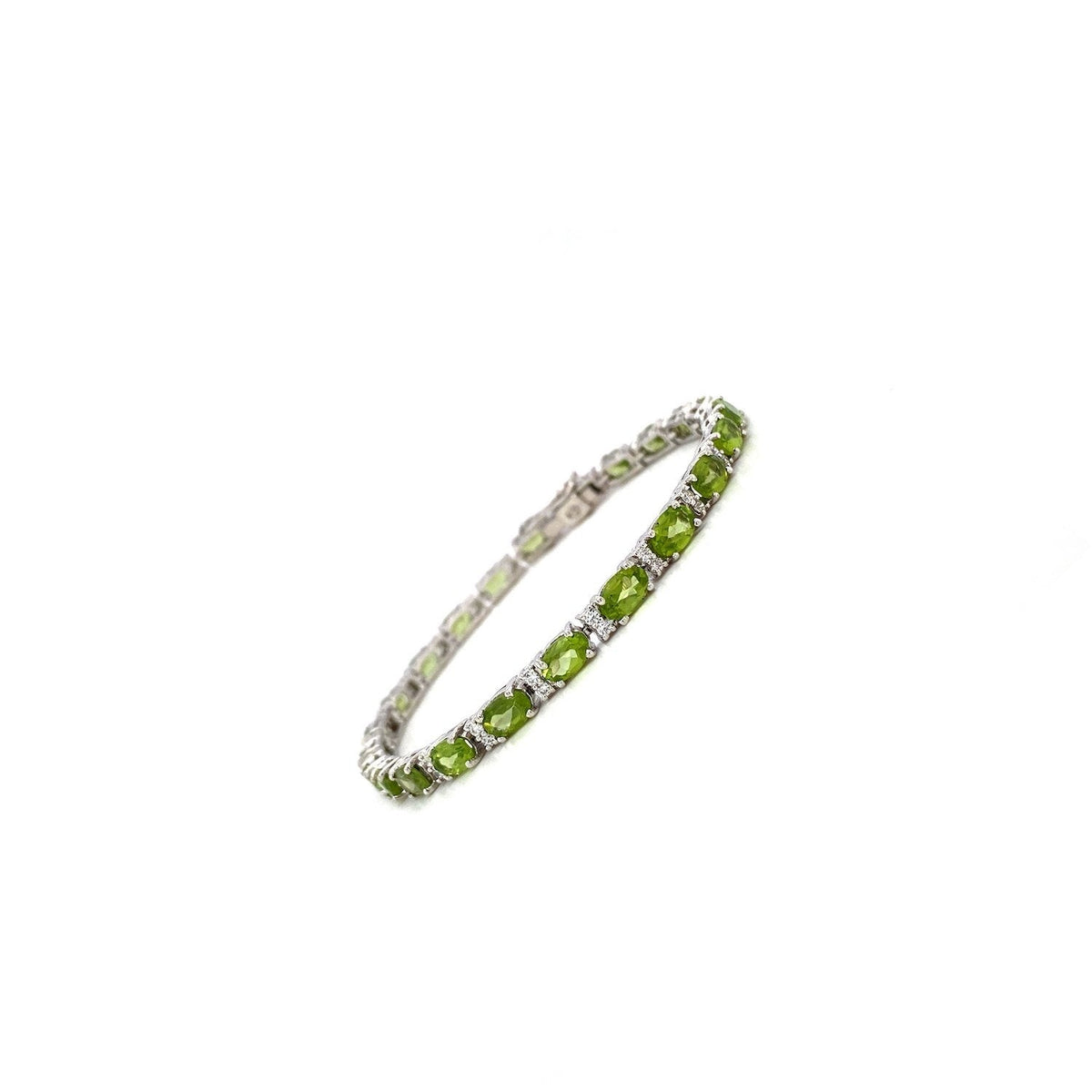 Peridot Bracelet in .925 Sterling Silver - KSD 44046-1