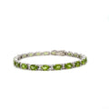 Peridot Bracelet in .925 Sterling Silver - KSD 44046-0