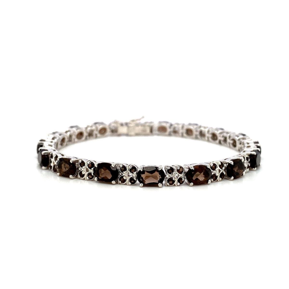 Smoky Topaz Bracelet in .925 Sterling Silver - KSD 48845-0
