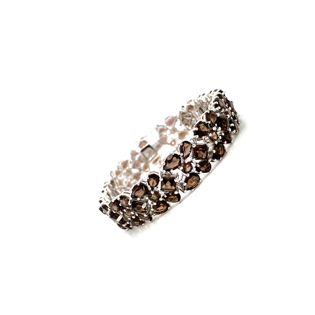 Smoky Topaz Bracelet in .925 Sterling Silver - KSD 48993-1