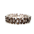 Smoky Topaz Bracelet in .925 Sterling Silver - KSD 48993-0