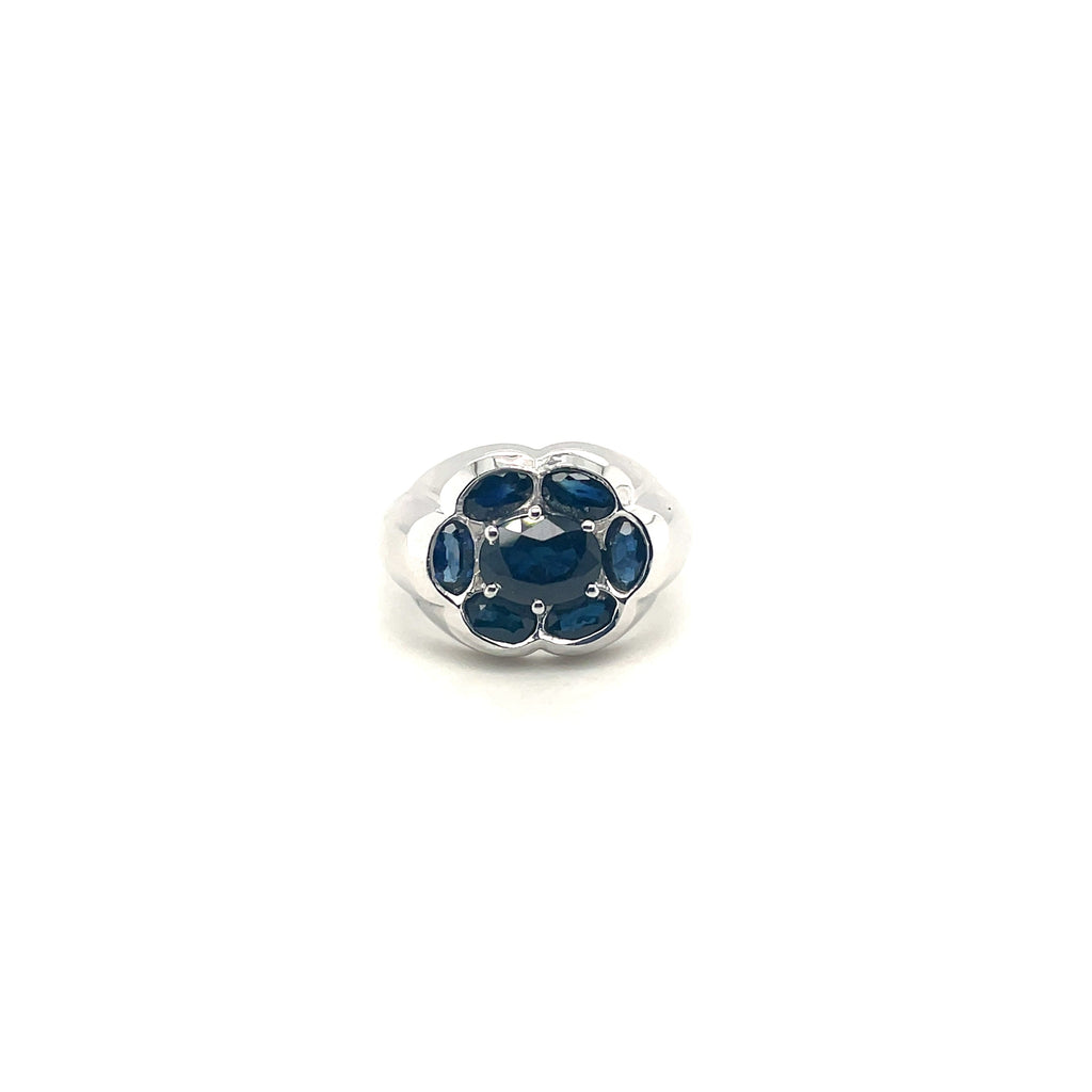 Emerald Ring in .925 Sterling Silver - KSR 10429-2