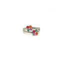Multi Sapphire Ring in .925 Sterling Silver - KSR 12609-0
