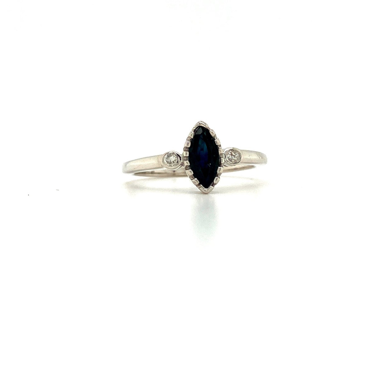 Sapphire Ring in .925 Sterling Silver - KSR 12756-0