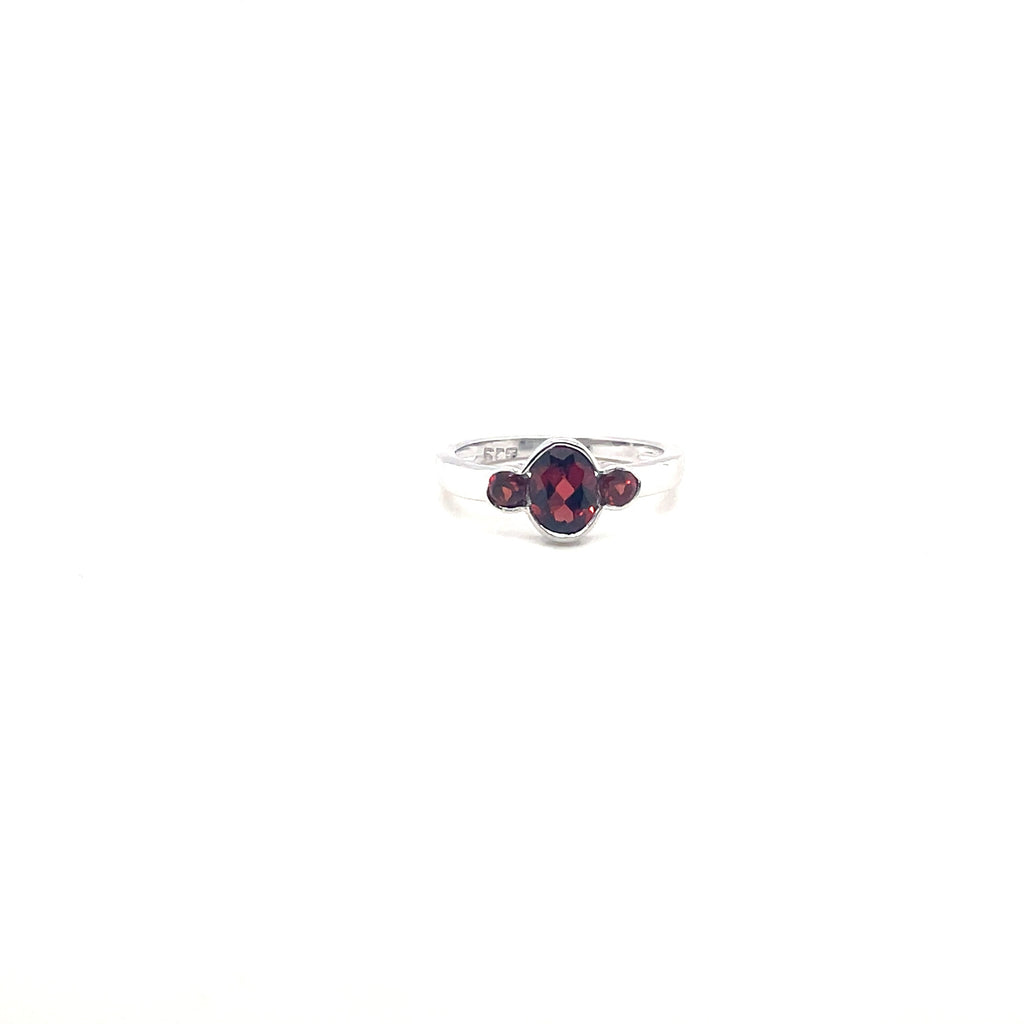 Blue Topaz Ring in .925 Sterling Silver - KSR 14953-2