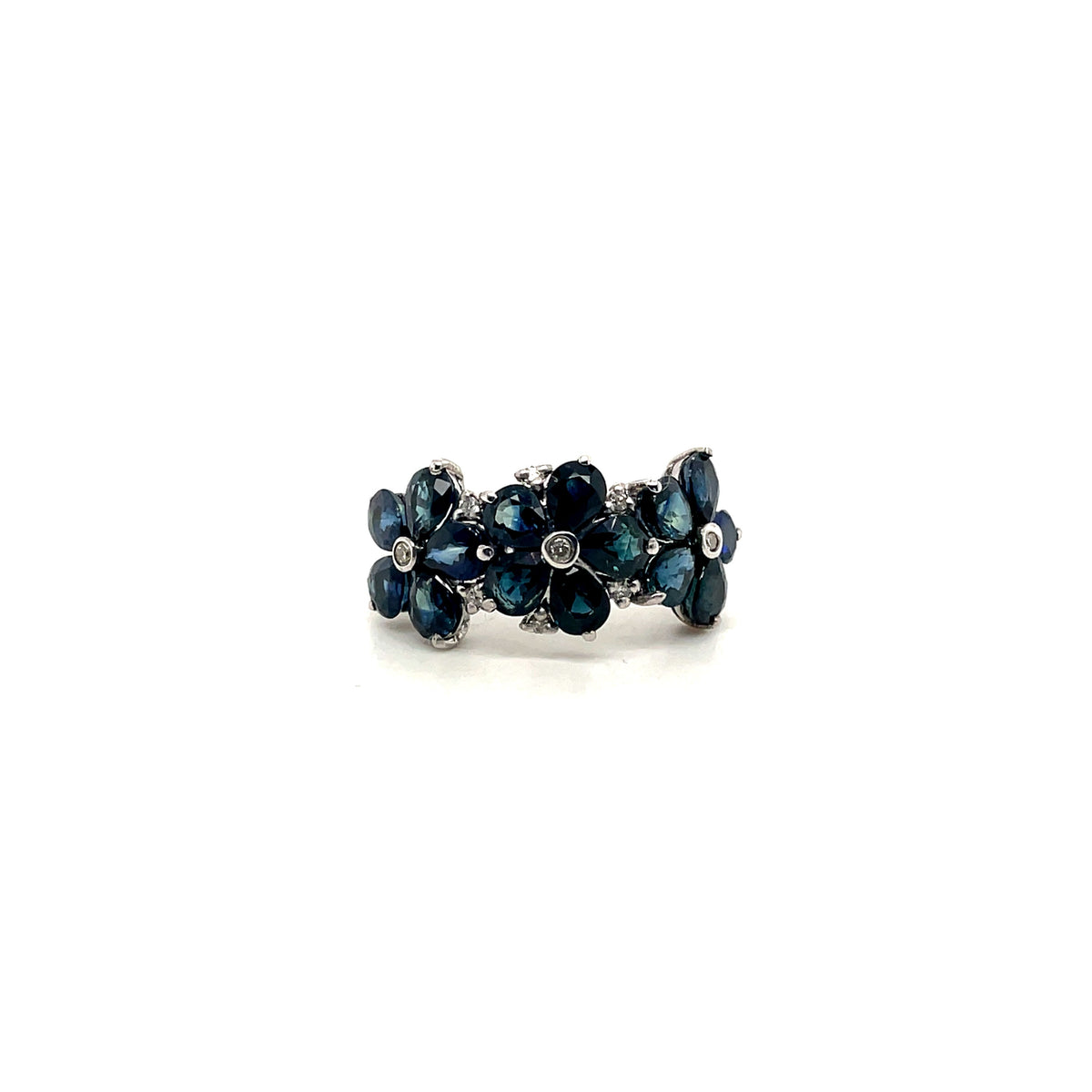 Emerald Ring in .925 Sterling Silver - KSR 15232-2
