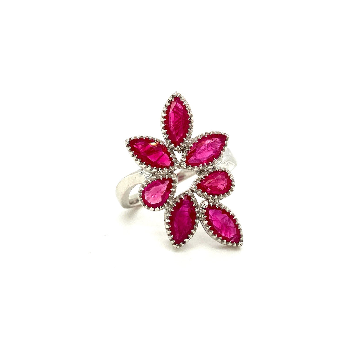 Ruby Ring in .925 Sterling Silver - KSR 15392-0