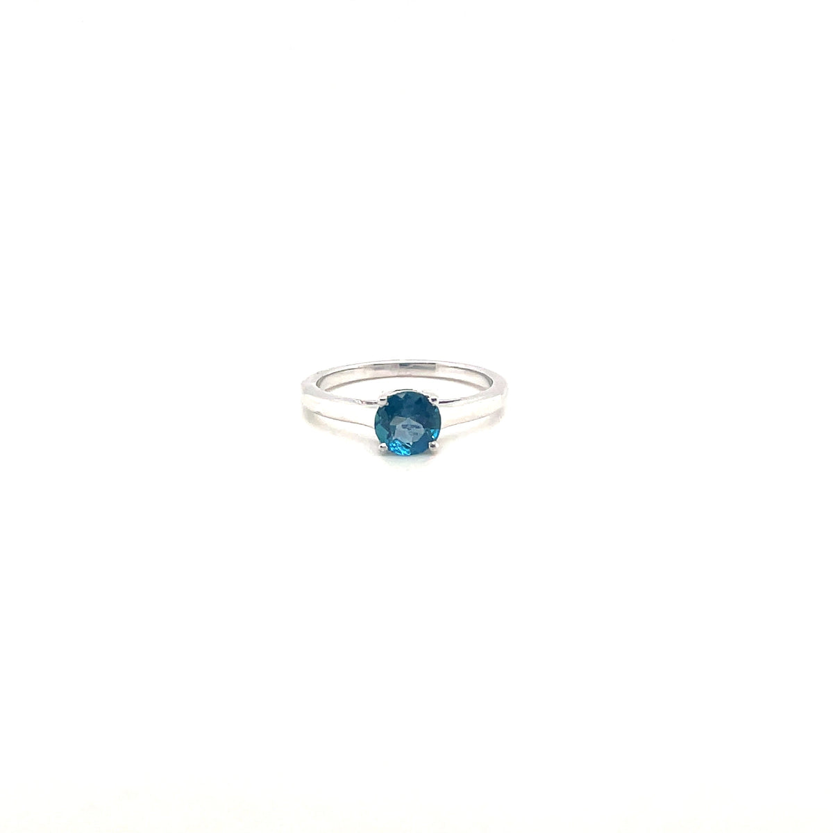 Blue Topaz Ring in .925 Sterling Silver - KSR 15851-0