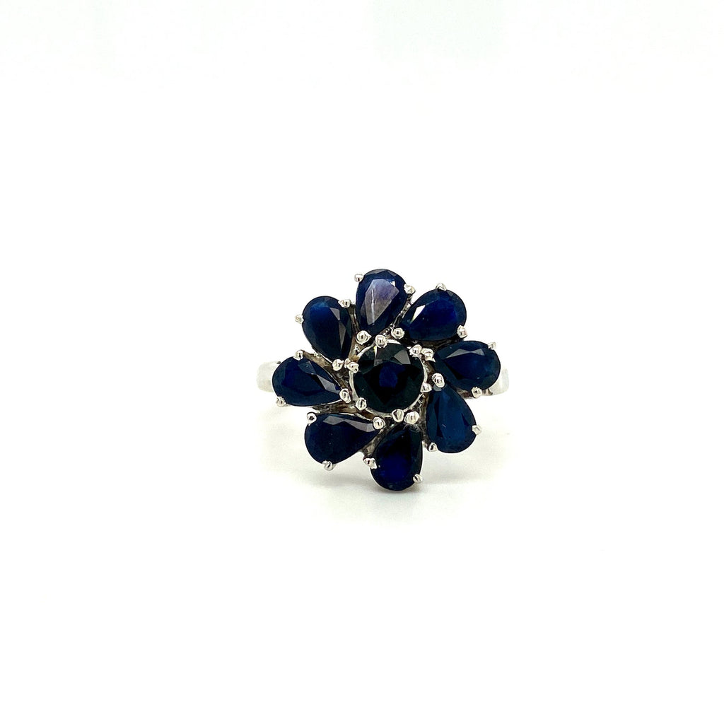 Sapphire Ring in .925 Sterling Silver - KSR 19503-0