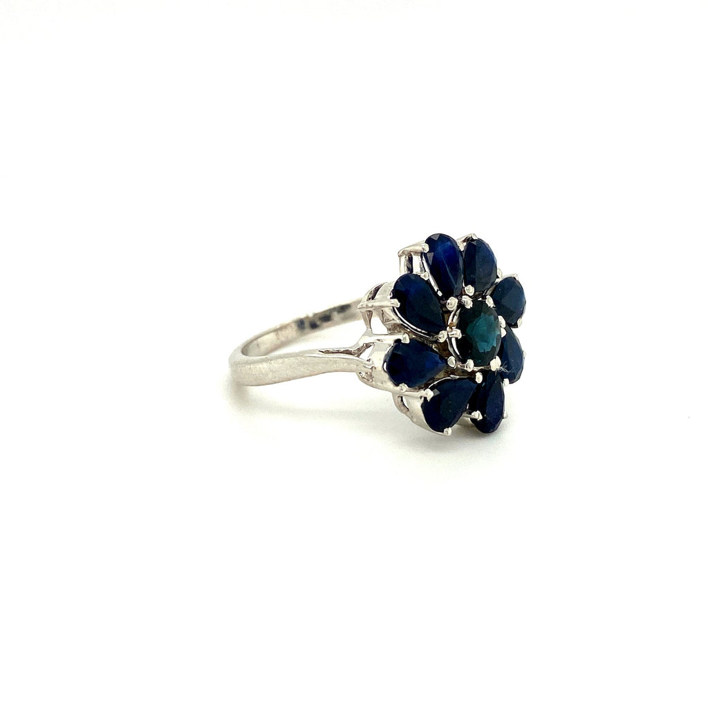 Sapphire Ring in .925 Sterling Silver - KSR 19503-1
