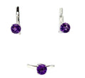 Amethyst Jewellery Set in .925 Sterling Silver - KSS 61171-0