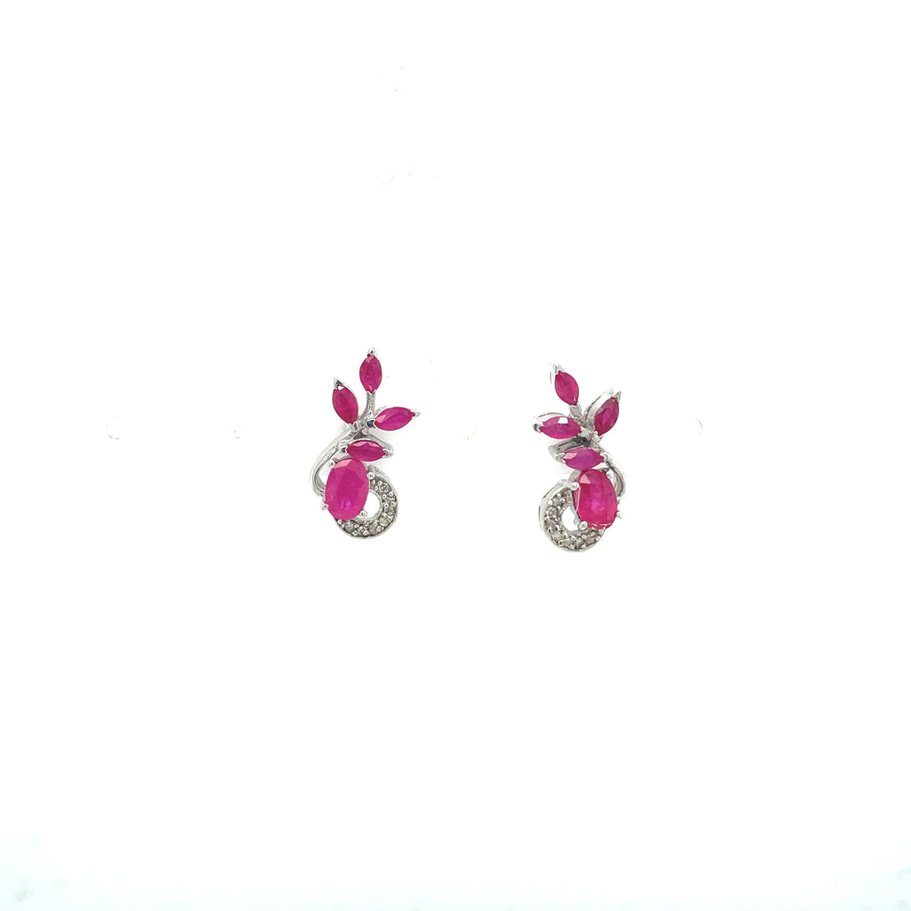 Sapphire Earring in .925 Sterling Silver - KST 51234-1