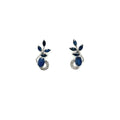 Sapphire Earring in .925 Sterling Silver - KST 51234-0