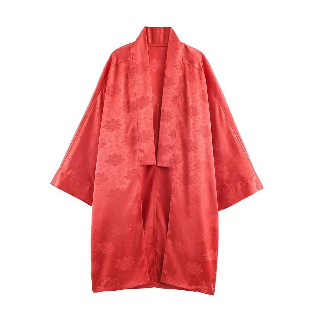 Radiant Printed Long Kimono-5