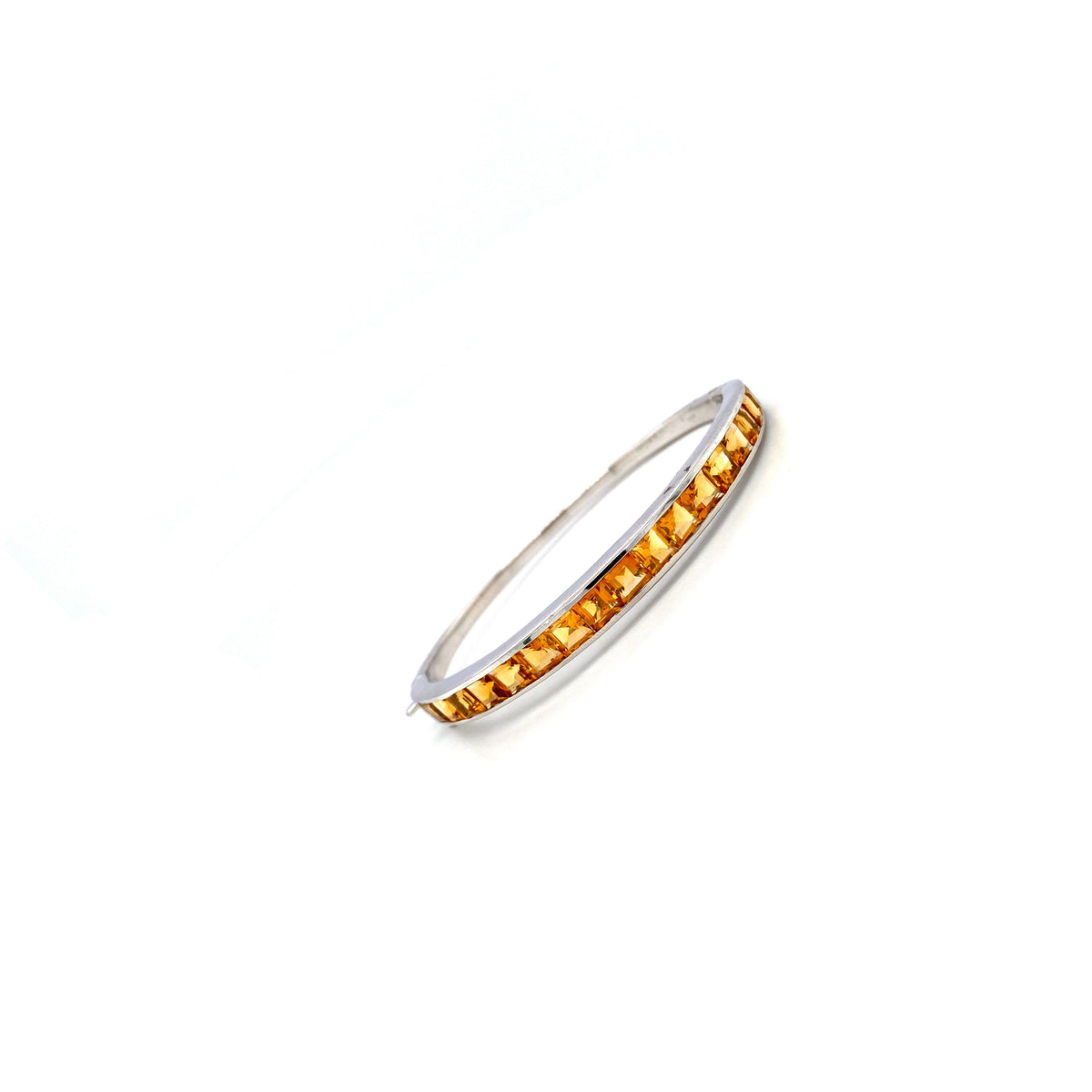 Citrine Bangle in .925 Sterling Silver - KSS 43541-1