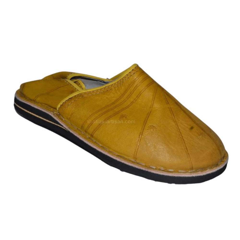 Leather Slippers Villages-5