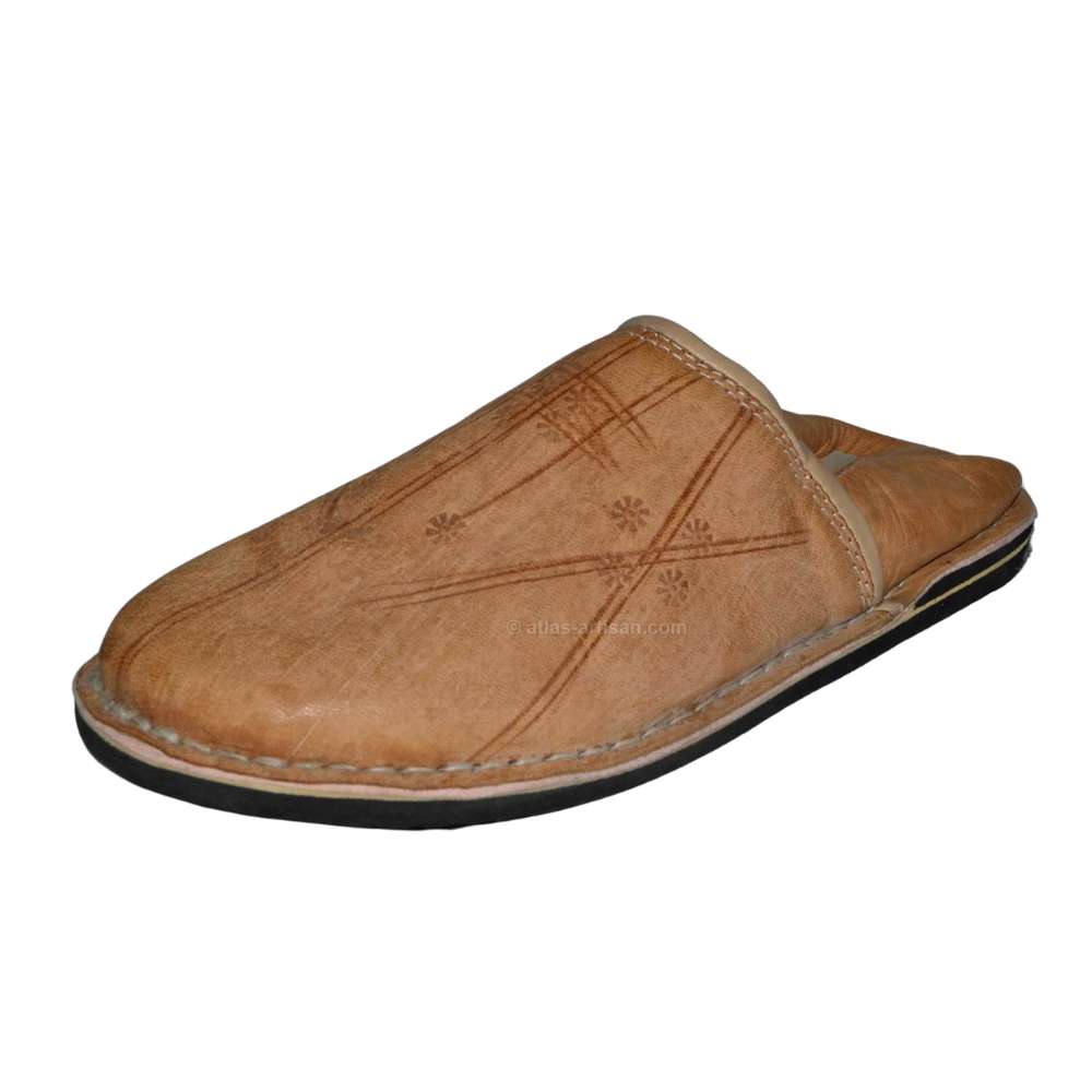 Leather Slippers Villages-7