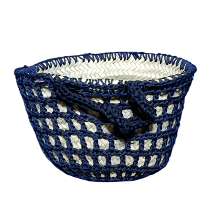 The Shopping Bag wicker & fabric-3