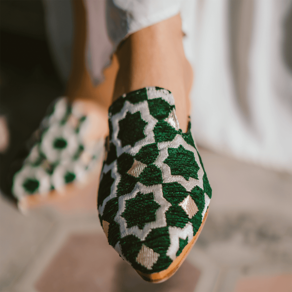 Leather Slippers Tamghra-0