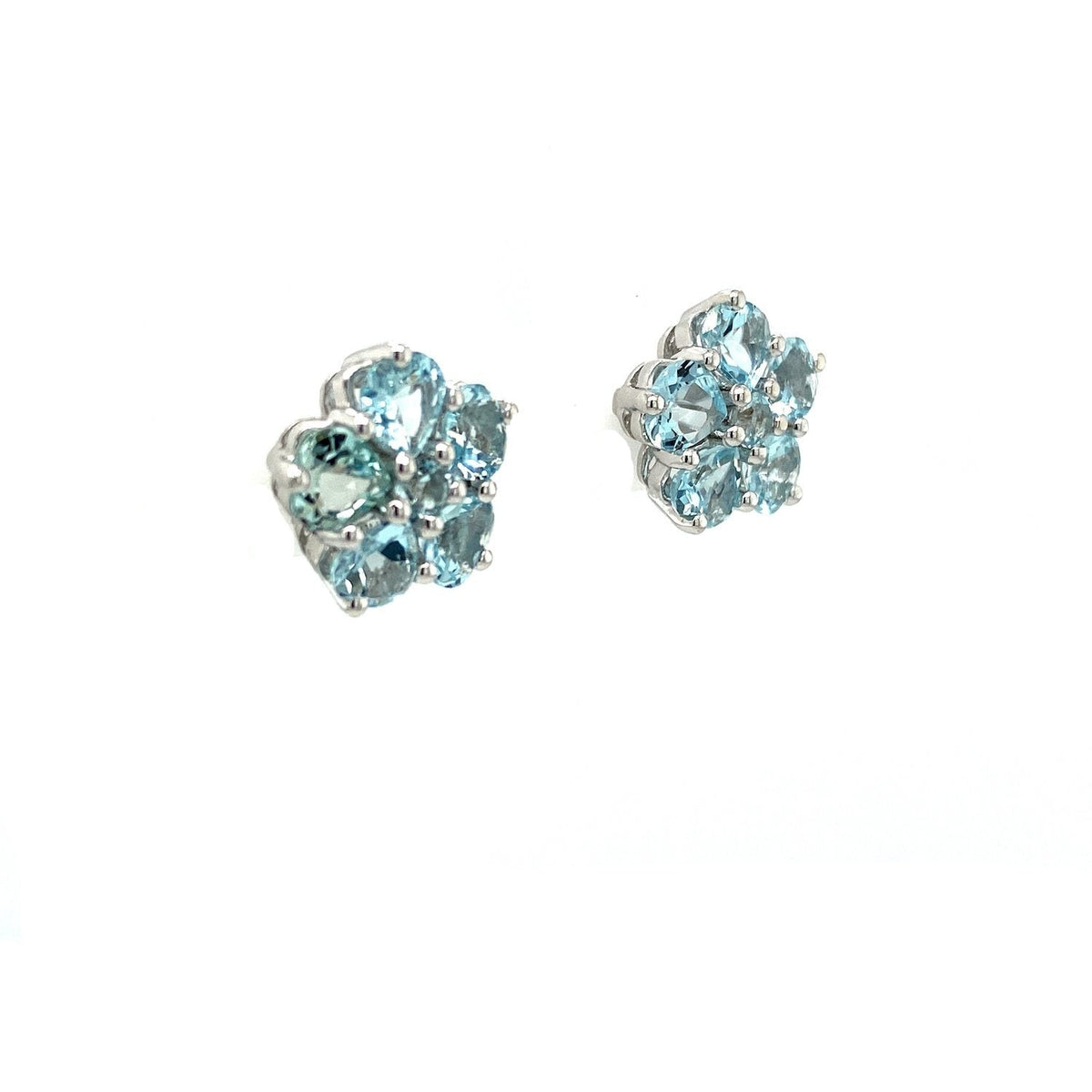 Aquamarine Earring in .925 Sterling Silver - KST 59373-1