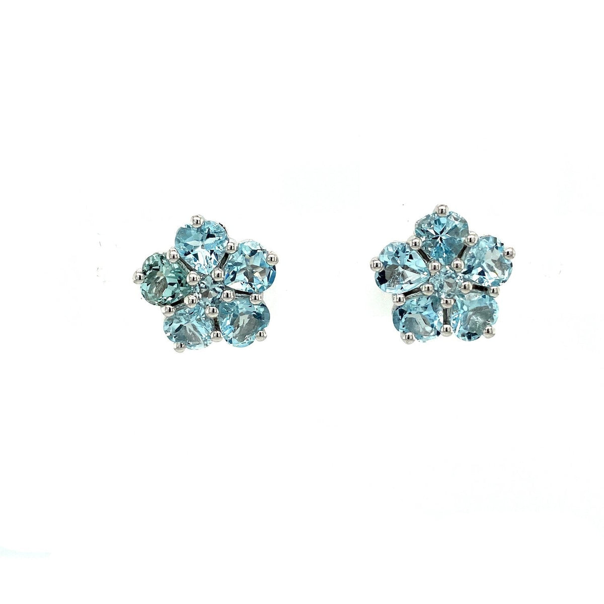 Aquamarine Earring in .925 Sterling Silver - KST 59373-0