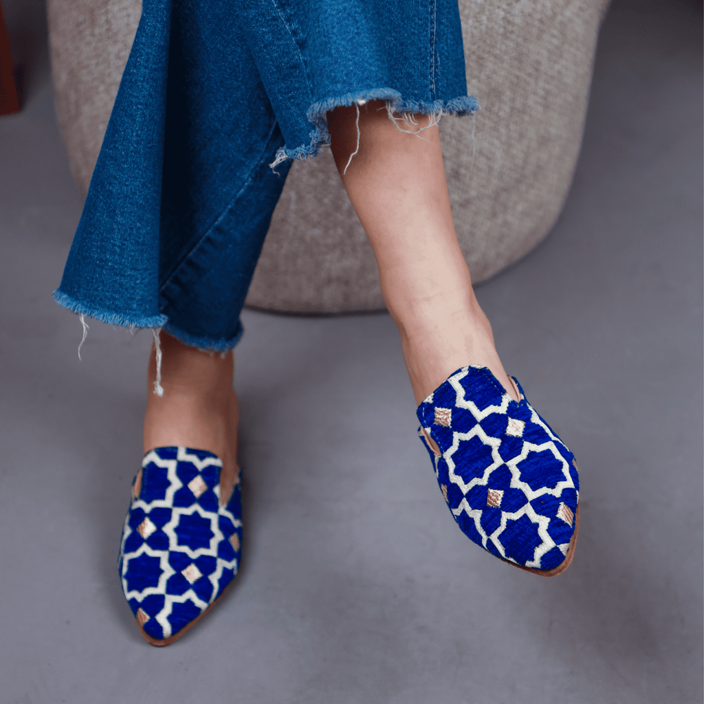 Leather Slippers Tamghra-5