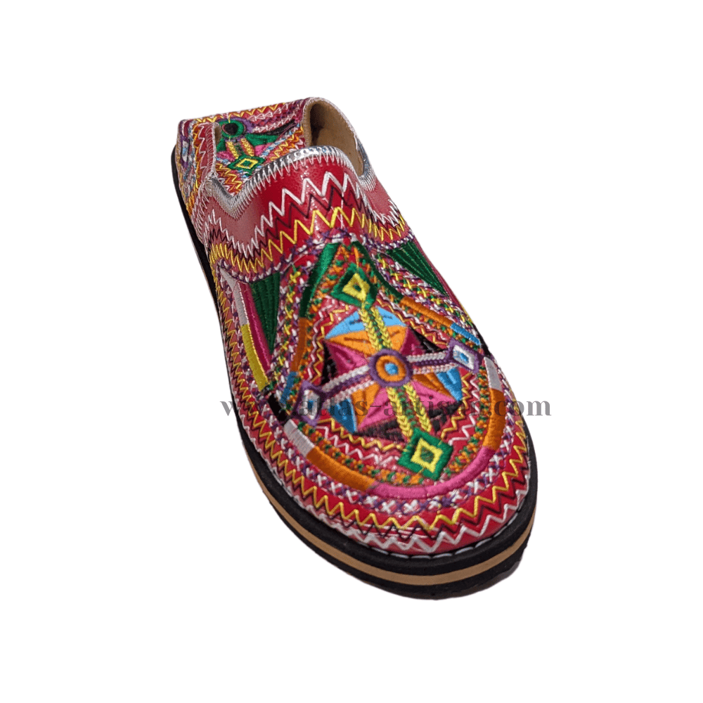 Leather Slippers Villages-10