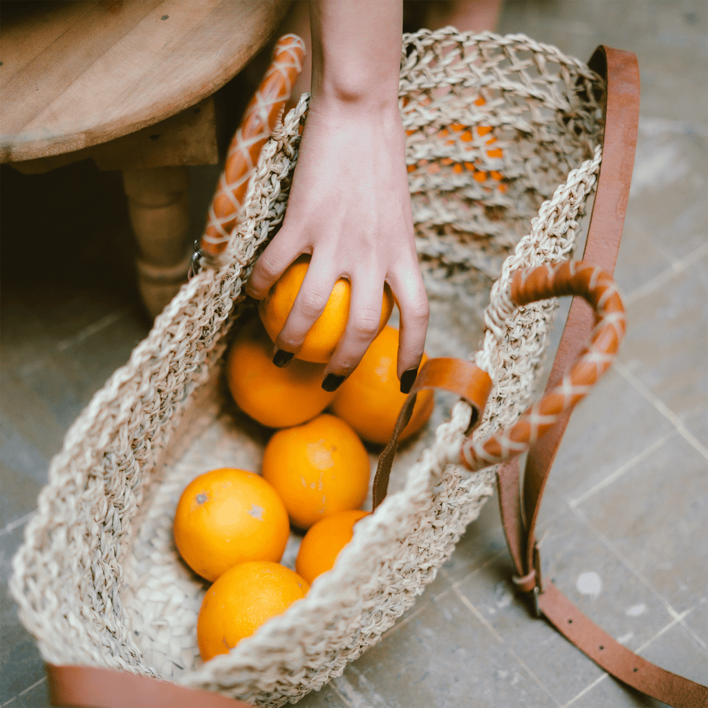 Wicker Bag Laroche-3